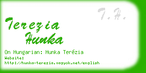terezia hunka business card